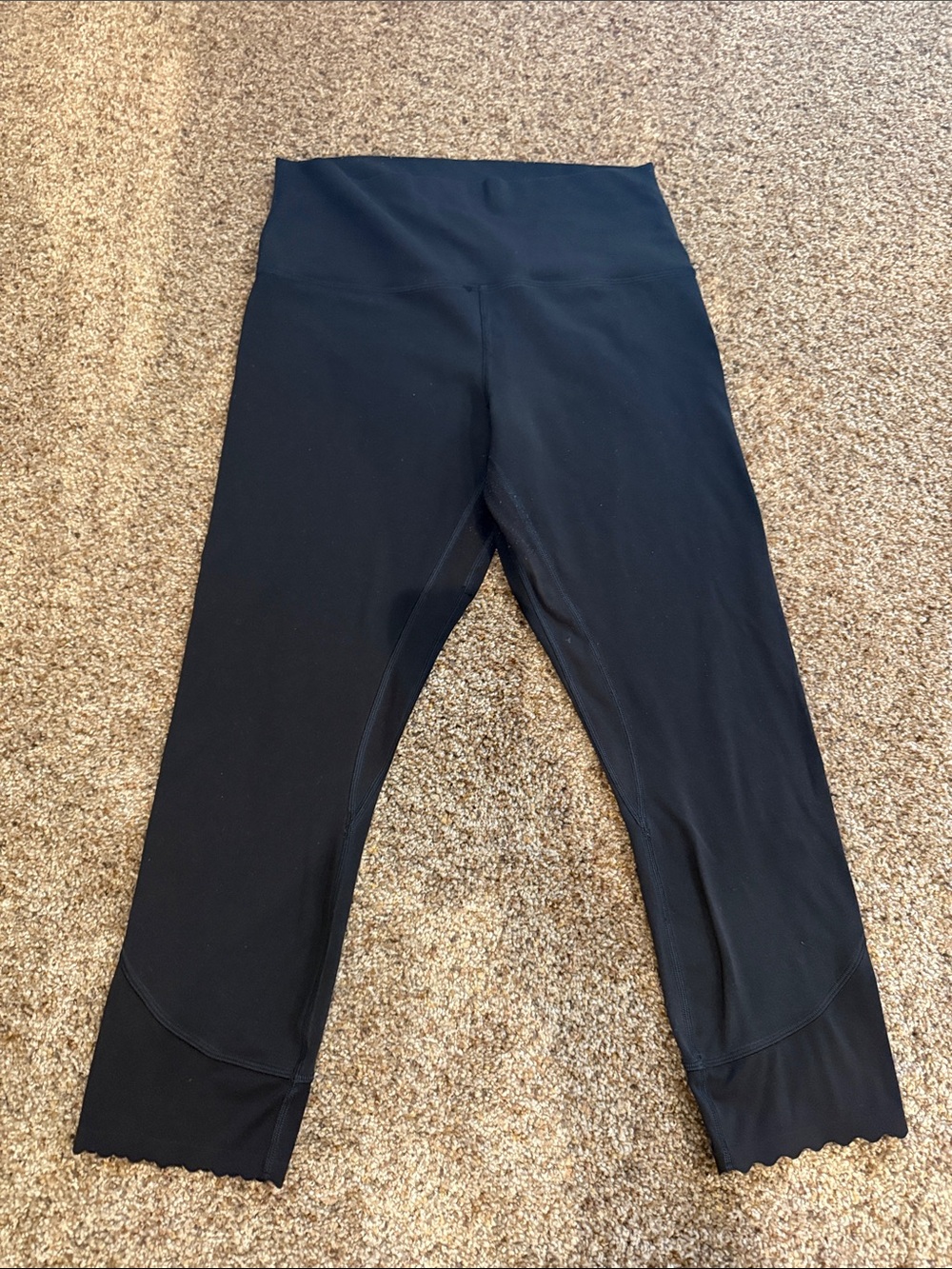 lululemon athletica Black High-Waist Capri Leggings